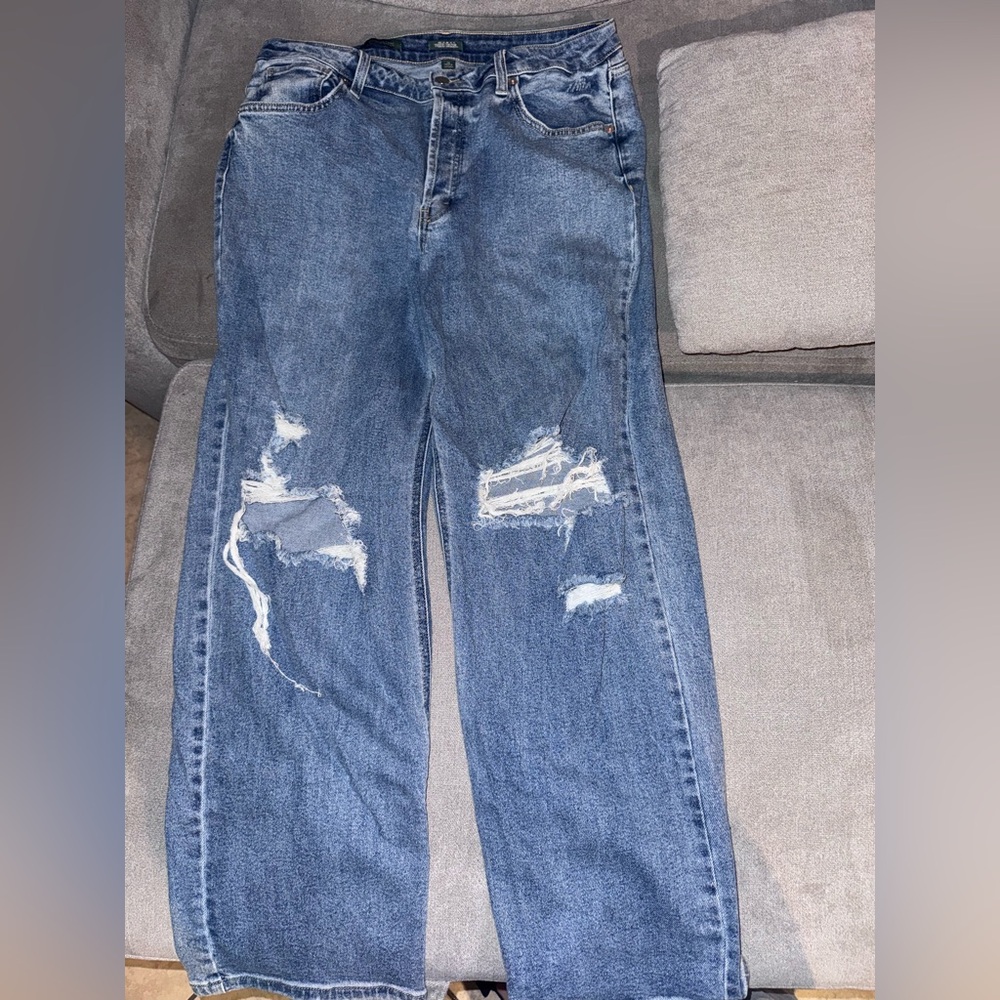 Wild Fable Light and Dark Blue Denim